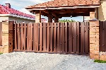 Строительные услуги объявление но. 1671446: Забор из Профнастила. Откатные ворота.