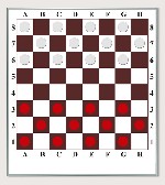 Спортинвентарь объявление но. 1672764: Шахматы настенные, демонстрационная доска «шахматы / шашки», производство Украина.