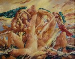 Получите в подарок художественную репродукцию картины признанного художника - авангардиста Селиванова А.А., определенного размера, выполненную в технике полноцветной печати на холсте. 

Сертификат.  ...