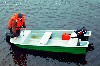 Производим и продаем моторные лодки и катера из стеклопластика. Пластиковая лодка для рыбалки Морские сани Уффа Фокса с мореходными обводами легкая и удобная. Лодка отлично подходит для прогулок, охот ...