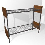 Кровати, матрасы объявление но. 1031185: Двухъярусные кровати металлические для детских оздоровительных лагерей