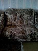 Продаю раскладной экспресс-диван в хорошем состоянии. 1.20 - в ширину, 2.20 в длину (разложенный). Крепкий, обшивка абсолютно целая.Самовывоз. 1000 руб. ...