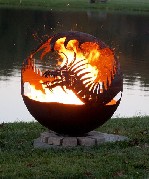 Ремонт, строительство объявление но. 1143024: Уличные очаги, камины в виде сферы с функцией мангала в Белгороде.