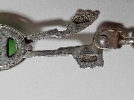Ювелирные изделия объявление но. 1562725: Серебряный браслет времён СССР с камнями.