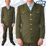 Детская одежда, обувь объявление но. 1622632: Кадетский костюм парадный Общевойсковой курсантов Россия цвет Оливковый тк п/ш или габардин