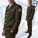 Детская одежда, обувь объявление но. 1622632: Кадетский костюм парадный Общевойсковой курсантов Россия цвет Оливковый тк п/ш или габардин