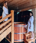 Разное объявление но. 1839843: Баня Богатырь - баня на дровах с купелью правый берег.