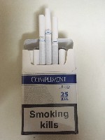 Разное объявление но. 2482272: Продам сигареты COMPLIMENT BLUE demi slims 25XXL