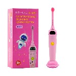 Розовая звуковая щетка Revyline RL 020 Kids,  Pink с двумя режимами и тремя насадками создана специально для девочек.  Красивая щетка станет любимой игрушкой.  Устройство поможет каждый день очищать з ...