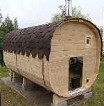 Строительные услуги объявление но. 2924198: Компания "  Аквалига"  предлагает бани-бочки