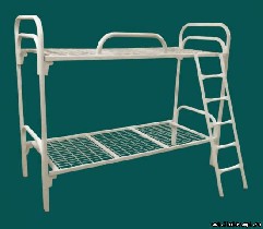 Кровати, матрасы объявление но. 935731: Кровати металлические двухъярусные для казарм, кровати для больниц, трёхъярусные металлические кровати, кровати для студентов
