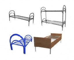 Кровати, матрасы объявление но. 959402: Металлические кровати для общежитий, кровати армейские, кровати одноярусные и двухъярусные оптом.